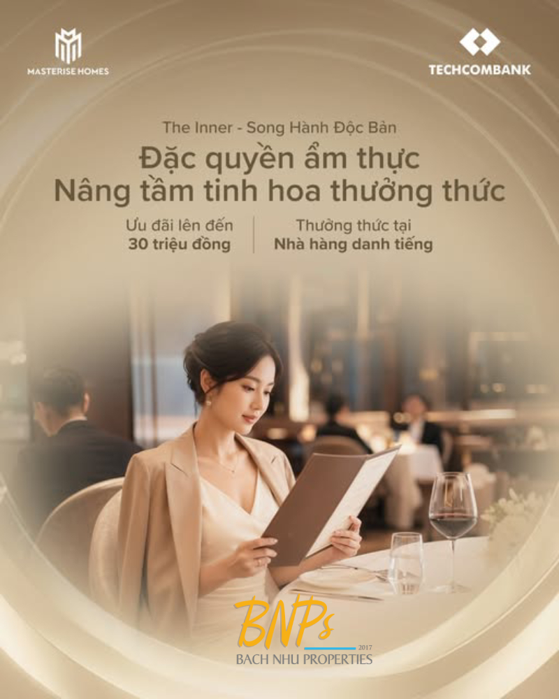 Đặc quyền Masterise Homes và Techcombank thiết kế - Đặc Quyền Ẩm Thực Thăng Hoa Tại Các Nhà Hàng Michelin - Bách Như Properties - BNPs