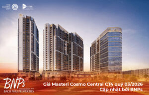 Giá Masteri Cosmo Central CT4 quý 03/2026 - Cập nhật bởi BNPs