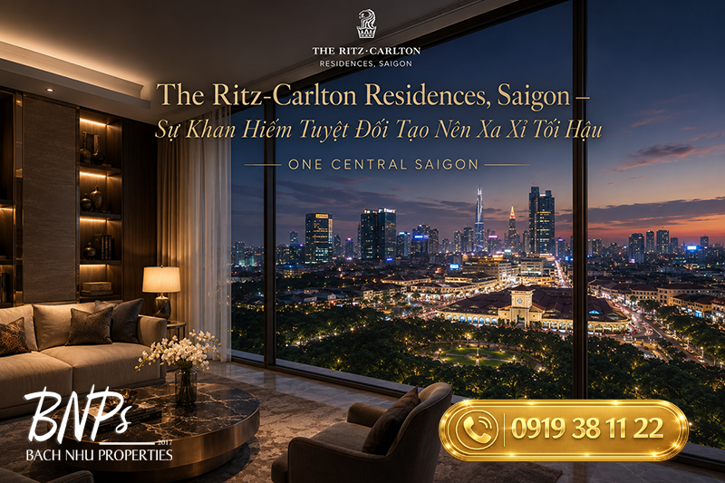 One Central Saigon Masterise Homes Tọa độ gốc di sản tại lõi di sản Bến Thành- Bách Như Properties - BNPs