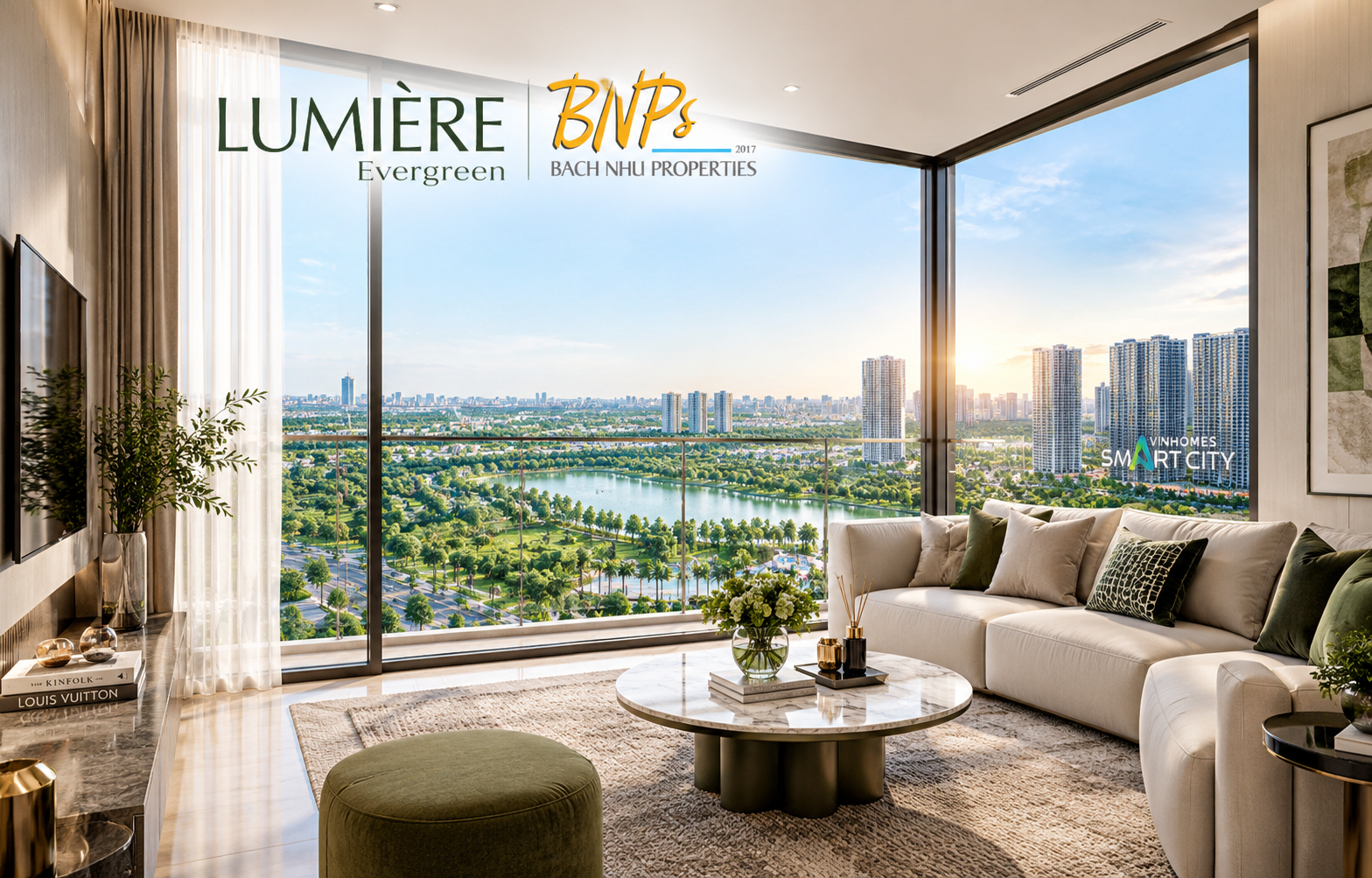 Trải nghiệm căn hộ LUMIÈRE Evergreen Smart City