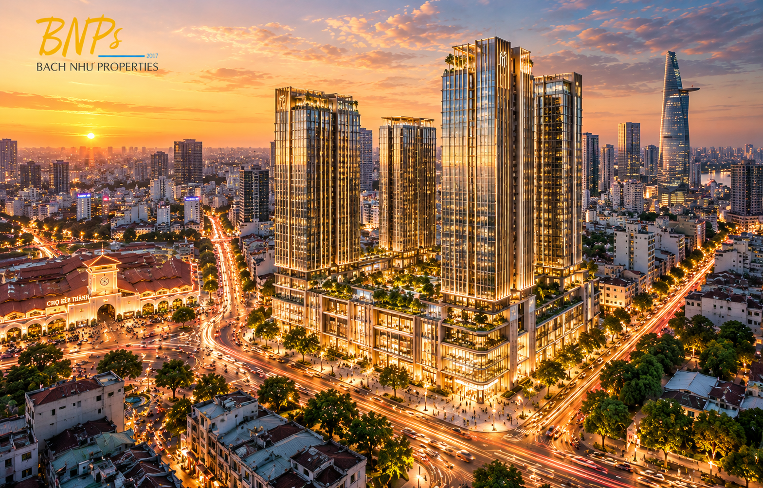 Tứ giác Bến Thành TPHCM thuộc Masteries Homes tạo nên giá trị bền vững